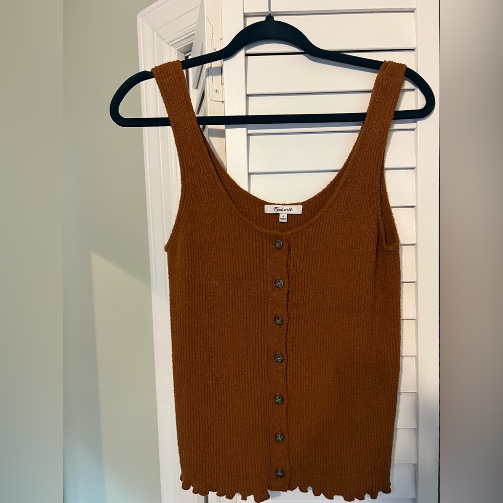 Madewell sweater tank size small